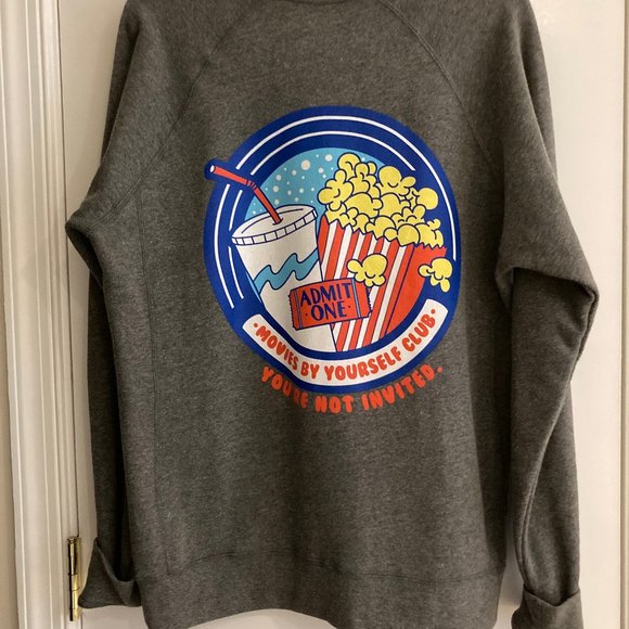 Movies By Yourself sweatshirt || size M || EUC - Picture 1 of 5